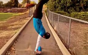 Guy Amazingly Balances Himself And Performs Tricks - Fun - VIDEOTIME.COM