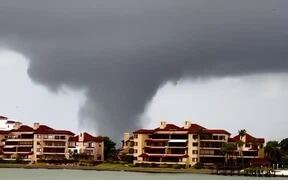 Huge Tornado Moves Across Town During Storm - Fun - VIDEOTIME.COM