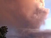 Lightning at Taal Volcano