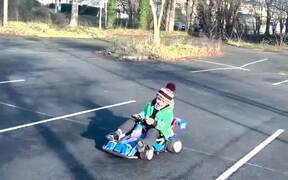 Dad Modifies Child's Rally Kart Toy - Kids - VIDEOTIME.COM