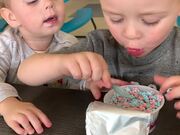 Toddler Makes 2-Bite Rule When Sharing Ice Cream