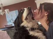 Dog Swerves Kisses