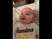 Momma's Jokes Keep Baby Giggling Before Bed