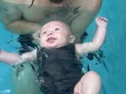 An Infant Learning To Stay Afloat