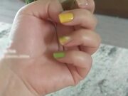 Parrot Rips Off Nail Paint From Person's Thumb
