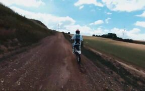 FPV Drone Thoroughly Captures Motocross Session