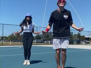 Duo Performs Amazing Choreography With Jump Ropes
