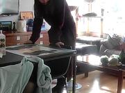 Cat Jumps on Table and Destroys Owner's Puzzle