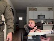 Dad Gets Surprised By Baby's Fake Eyebrows