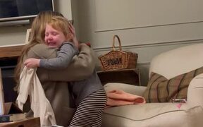 5 y/o Girl Sheds Heartfelt Tears Of Joy - Kids - VIDEOTIME.COM
