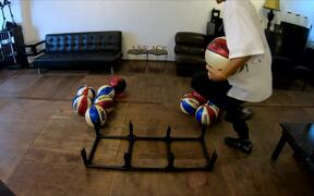 Guy Spins Multiple Basketballs Together - Fun - Videotime.com