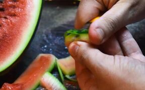 Fruit Sculptor Carves VENOM into a Watermelon