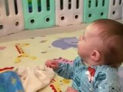 Delightful Baby Boy Giggles His Heart Out