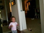 Little Girl Freaks Out & Cries After Watching Dad