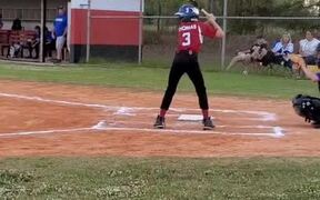 Kid Hits Ball With Helmet Instead of Bat  - Kids - VIDEOTIME.COM