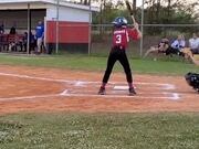 Kid Hits Ball With Helmet Instead of Bat 