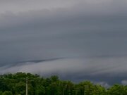 Timelapse of Shelf Clouds Moving Over Plains