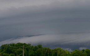 Timelapse of Shelf Clouds Moving Over Plains - Fun - VIDEOTIME.COM
