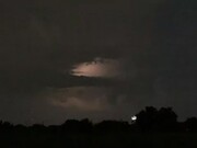 Timelapse Footage of Lightning In Texas