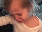 Kid Refuses To Admit She is Having Bad Day