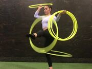 Woman Spins Multiple Hula Hoops All Over Her Body - Fun - Y8.COM