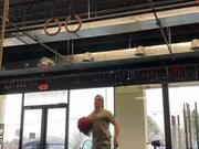 Guy Performs Gymnastic Trick Shot With Ball