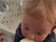 Boy Beautifully Takes Care Of His Twin Siblings
