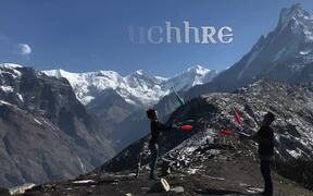 People Enjoy Slacklining and Other Sports in Nepal - Fun - VIDEOTIME.COM