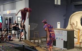 Duo Perform Acrobatic Tricks on See-Saw - Fun - Videotime.com