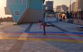 International Circus Performer Spins Hula Hoop - Fun - VIDEOTIME.COM