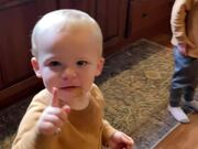 Toddler Brothers Make a Mess in the Kitchen