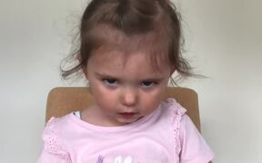 Little Girl Struggles With Not Eating Chocolates - Kids - VIDEOTIME.COM