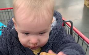 Baby Gets Obsessed With Chocolate Chip Cookie