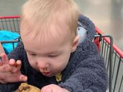Baby Gets Obsessed With Chocolate Chip Cookie