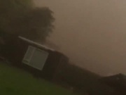 Heavy Sandstorm Approaches House