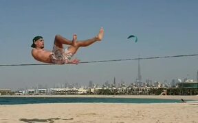 Guy Does Tricks While Balancing Himself - Fun - VIDEOTIME.COM