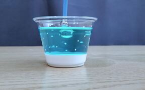 Person Creatively Makes Snowman Jelly Cups
