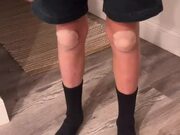 Boy Mistakenly Puts Pasties on Knees