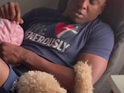 Dog Refuses to Remove Paw From Owner's Arm