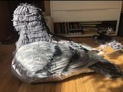 Owners Create Pigeon Costume For French Bulldog