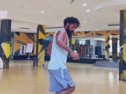 Guy Does Freestyle Football Tricks With Ball