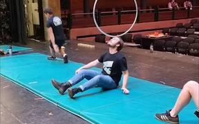 Man Successfully Completes Loop Jumps