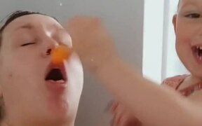 Kid Almost Chokes Mother While Playing - Kids - VIDEOTIME.COM