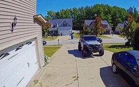 Car Door Damages Garage Door - Tech - VIDEOTIME.COM