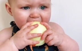 Baby Tastes Onion For First Time
