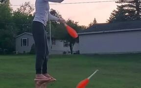Couple Does Juggling Tricks In Unique Position - Fun - VIDEOTIME.COM