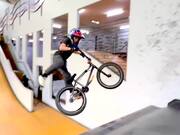 Kid Does Amazing Tricks With BMX