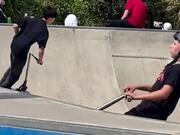 Guy Shows off Impressive Scooter Tricks