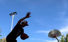 Guy Performs Basketball Trickshots - Sports - VIDEOTIME.COM
