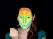 Makeup Artist Transforms Face Into Dart Frog